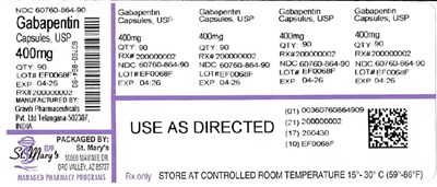 864-90 (Gabapentin 60760 864 90)